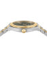 ფოტო #2 პროდუქტის Salvatore Men's Swiss Two-Tone Stainless Steel Bracelet Watch 40mm
