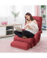 Folding Floor Single Sofa Recliner Chair Lounge Couch