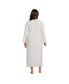 ფოტო #3 პროდუქტის Plus Size Cozy Plush Long Wrap Robe