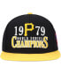 Фото #2 товара Men's Black Pittsburgh Pirates World Series Champs Snapback Hat