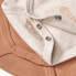 Bodys Langarm mit Bären-Muster, braun + beige, Gr. 86/92, 2 St