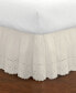 Ruffled Eyelet 18" Drop Queen Bed Skirt