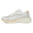 Фото #3 товара Puma Teveris Nitro Thrifted Lace Up Womens White Sneakers Casual Shoes 39109502