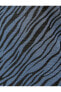 Фото #18 товара Kadın Giyim Zebra Desenli Mini Elbise Askılı U Yaka 3SAK80008EK Mavi Desenli Mavi Desenli