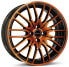 Колесный диск литой Borbet CW4 black orange glossy 8x18 ET35 - LK5/112 ML72.5