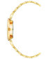 ფოტო #2 პროდუქტის Women's Quartz Gold-Tone Alloy Link and Mother of Pearl Bracelet Watch, 30mm