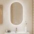 40x24 Inch Bathroom Mirror With Lights, Anti Fog Dimmable LED Mirror For Wall Touch Control