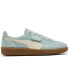 Комфортные женские кроссовки из кожи Palermo от PUMA Light Blue/Gum, 10 - фото #2