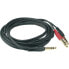 Фото #1 товара Klotz AY1-0200 Insert Cable 6.35mm Jack to 2x Jacks 2m