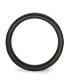 Titanium Brushed Center Black IP-plated Wedding Band Ring