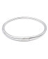 Sterling Silver and Cubic Zirconia Bangle Bracelet