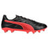 Фото #2 товара Puma King Pro 21 Firm Ground Soccer Cleats Mens Black Sneakers Athletic Shoes 10