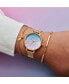 ფოტო #4 პროდუქტის Women's Under The Sea Gold-Tone Stainless Steel Mesh Bracelet Watch 34mm
