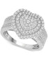ფოტო #1 პროდუქტის Diamond Heart Ring (1 ct. t.w.) in 14k White or Rose Gold
