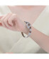 ფოტო #2 პროდუქტის Sterling Silver Cubic Zirconia Serpent Bracelet