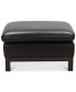 Фото #3 товара Virton 24" Leather Ottoman, Created for Macy's