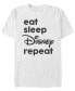 Фото #1 товара Men's Hocus Pocus Eat Sleep Disney Short Sleeve T-shirt