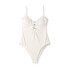 Фото #7 товара Women's Double O-Ring with Lace-Up Back One Piece Swimsuit - Shade & Shore