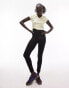 Фото #4 товара Topshop Petite high waisted legging in black