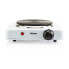 TriStar KP-6185 Hot plate - White - Countertop - Sealed plate - Stainless steel - 1 zone(s) - 1 zone(s)