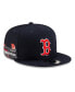 Фото #1 товара x MLB Men's Navy Boston Red Sox 9FIFTY Snapback Hat