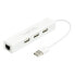 LogiLink UA0174A - Wired - USB - Ethernet - 100 Mbit/s - White