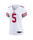 ფოტო #3 პროდუქტის Women's Trey Lance White San Francisco 49ers Player Game Jersey