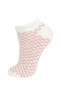 Kadın 5'li Pamuklu Patik Çorap A5946axns