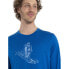 ICEBREAKER Tech Lite II Skiing Yeti Merino long sleeve T-shirt