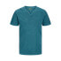 JACK & JONES Split Slim Fit short sleeve v neck T-shirt