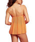 Women's Laced Flyaway Babydoll and Panty 2 Pc Lingerie Set