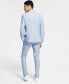 Фото #2 товара Костюм для мужчин Bar III Slim-Fit Linen Suit Jackets, созданный для Macy's