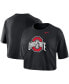 Фото #2 товара Women's Black Ohio State Buckeyes Cropped Performance T-shirt