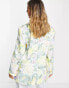 Фото #8 товара ASOS DESIGN floral oversized grandad blazer