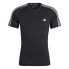 ფოტო #3 პროდუქტის ADIDAS Techfit 3 Stripes short sleeve T-shirt