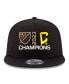 ფოტო #2 პროდუქტის Men's Black Columbus Crew 2023 MLS Cup Champions 9FIFTY Snapback Adjustable Hat