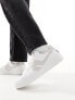 Фото #1 товара Levi's Swift leather trainer in white with cream suede backtab