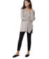 ფოტო #1 პროდუქტის Women's Maternity Side Zip Nursing Sweater