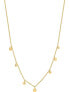 ANIA HAIE NAU001-05YG Gold Mixed Disc Ladies Necklace Gold 14K, adjustable