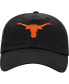 Фото #3 товара Men's Black Texas Longhorns Staple Adjustable Hat