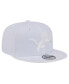 Фото #2 товара Men's Detroit Lions Main White on White 9Fifty Snapback Hat