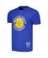 Фото #3 товара Men's and Women's Royal Golden State Warriors Hardwood Classics MVP Throwback Logo T-shirt