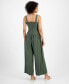 Фото #2 товара Women's Square-Neck Sleeveless Wide-Leg Jumpsuit