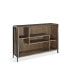 Фото #1 товара Finch 42" Wood and Metal Accent Bookcase