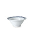Pagoda Cereal Bowls, Set of 4 Бело-синий - фото #1