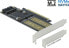 Фото #3 товара Kontroler Delock PCIe 4.0 x16 - M.2 M-key + M.2 B-key + mSATA (90486)