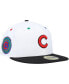 Фото #2 товара Men's White, Black Chicago Cubs 1962 MLB All-Star Game Primary Eye 59FIFTY Fitted Hat