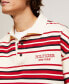 Фото #2 товара Men's Monotype Logo Striped Long Sleeve Rugby Shirt