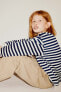 Striped sweatshirt