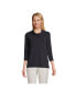 ფოტო #1 პროდუქტის Women's 3/4 Sleeve Light Weight Jersey Cowl Neck Top